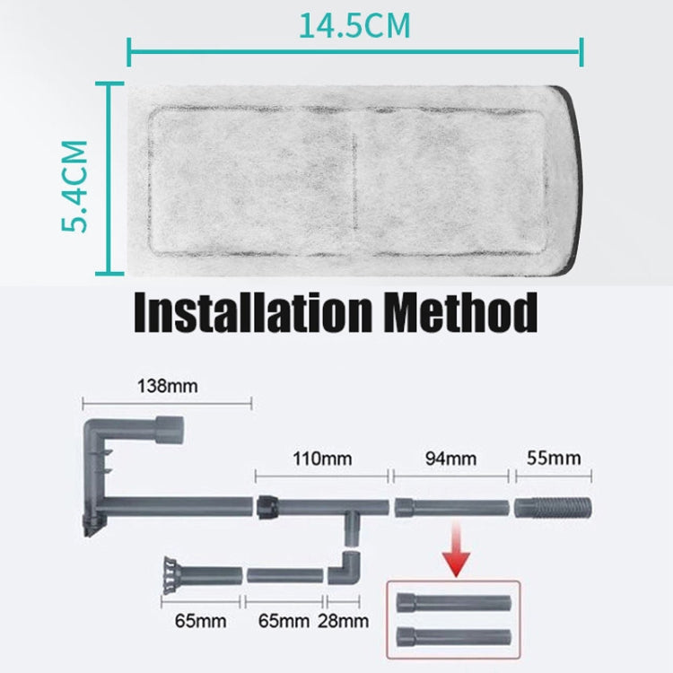 Jeneca XP-05 Small Aquarium External Waterfall Filter, CN Plug