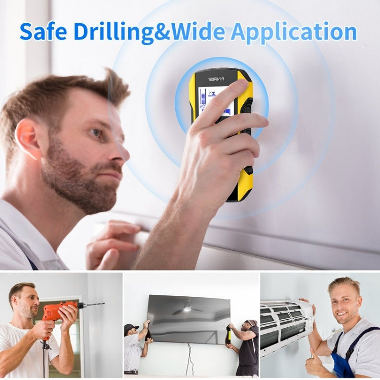 FNIRSI WD-01 Multifunctional Load-Bearing Wall Wire Metal Detector Dark Line Scanner, WD-01