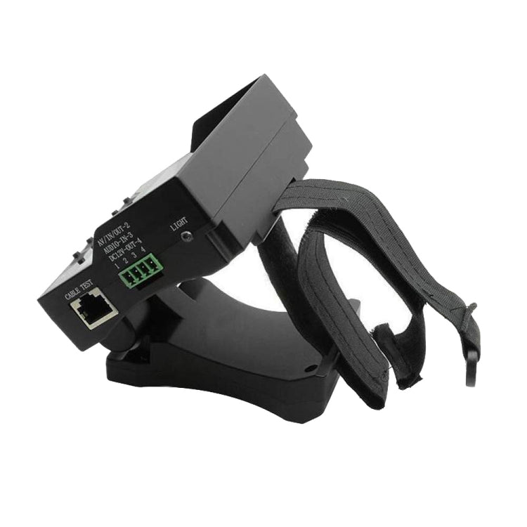 JSK-4300B 4.3 inch Handheld 12V Output Network Cable Monitoring Tester, 4.3 inch (With UK Plug Power Adapter), 4.3 inch (With AU Plug Power Adapter), 4.3 inch (With US Plug Power Adapter), 4.3 inch (With EU Plug Power Adapter)