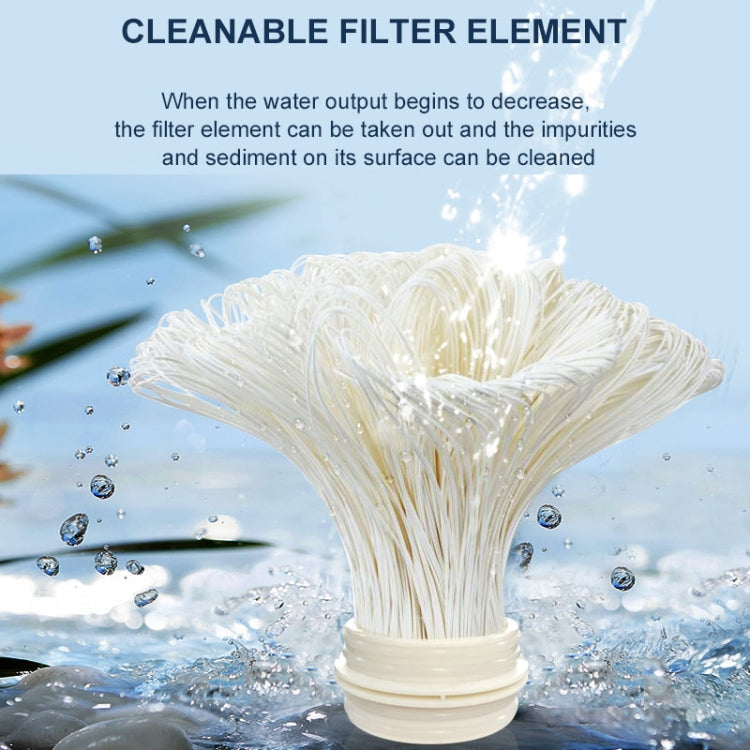 WHEELTON WHT-UF1000 Home Water Purifier High Flow Pipeline Filter