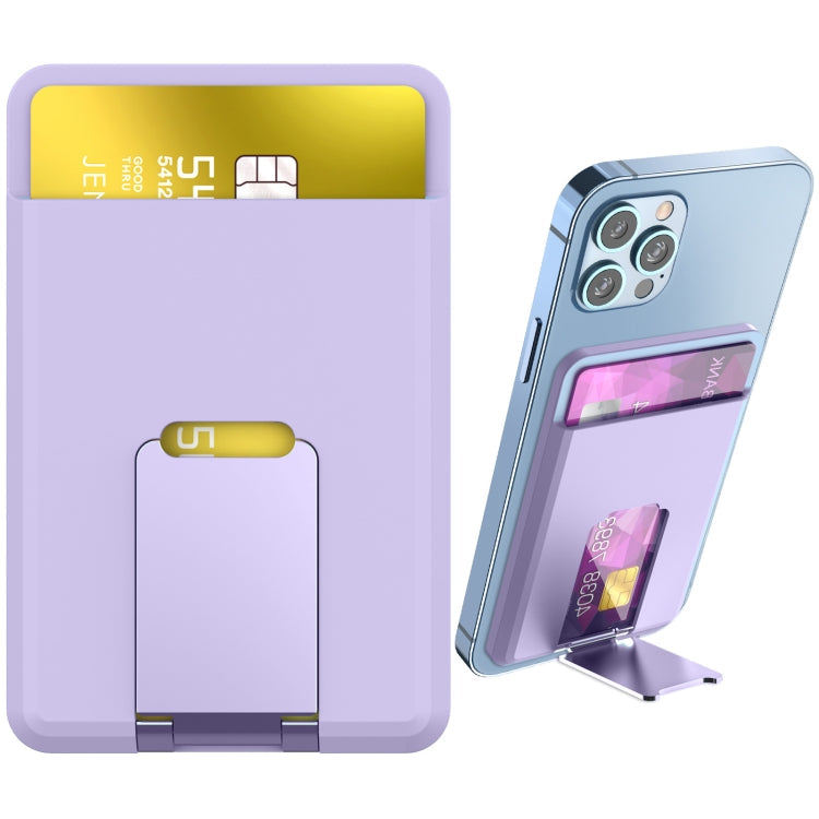 AhaStyle PT133-H Mobile Phone Card Holder Card Case Organizer Card Bag(Purple)