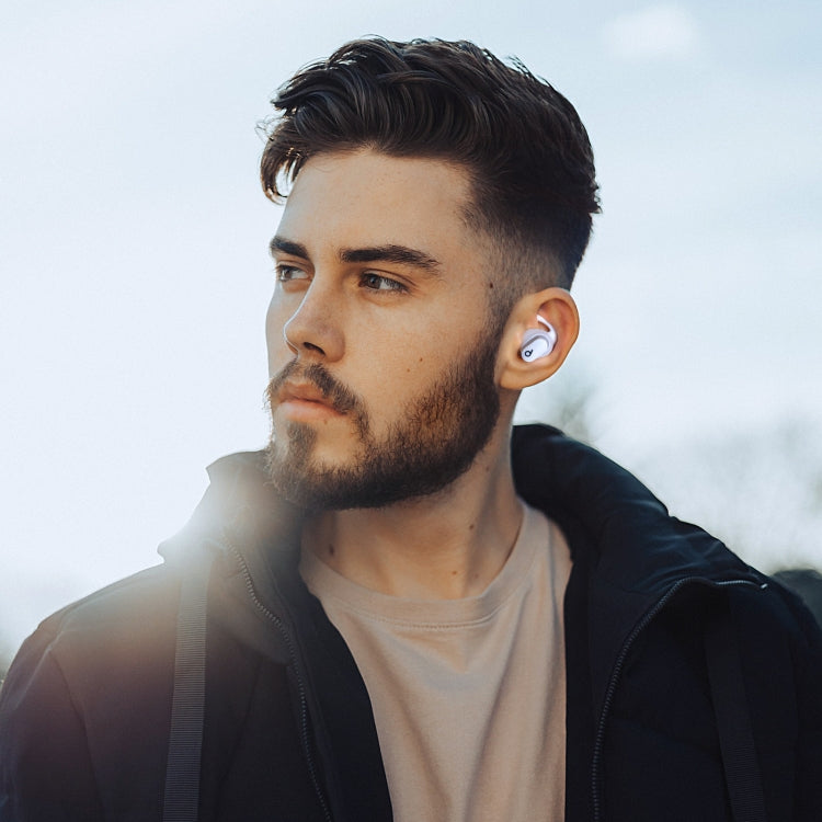 For Beats Studio Buds AhaStyle PT172 Earphone Silicone Ear Caps, Style: Earcap x 3+Case (White)