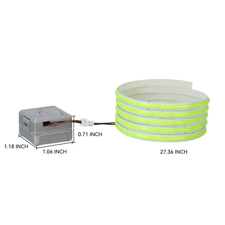 For DJI Avata RCSTQ Light-emitting Light Strip Night Flight Warning Light Strip(Blue)