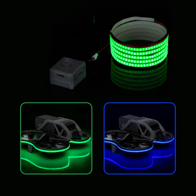 For DJI Avata RCSTQ Light-emitting Light Strip Night Flight Warning Light Strip(Blue)