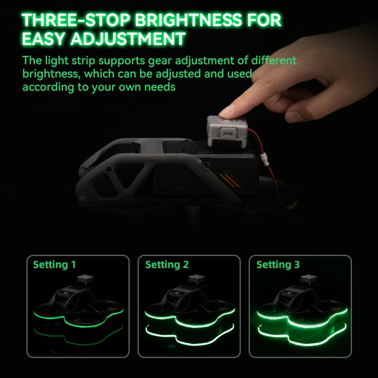 For DJI Avata RCSTQ Light-emitting Light Strip Night Flight Warning Light Strip(Blue)