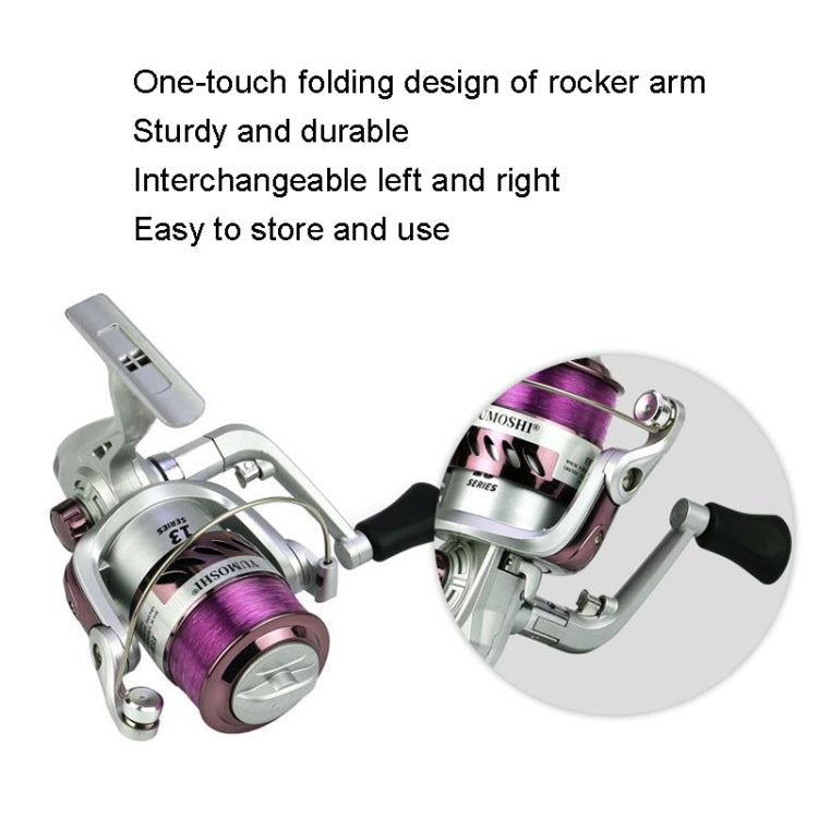 YUMOSHI YK Series Plastic Plating Fishing Line Reel, Specification: YK3000