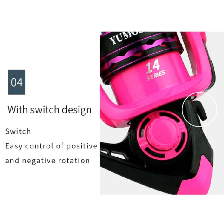 YUMOSHI OE7000 Spinning Wheel Metal Wire Cup Fishing Wheel