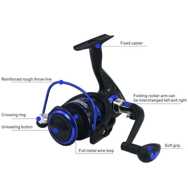 YUMOSHI BK6000 Fishing Reel Spinning Strong Metal Spool High Speed Sea Fish Reel