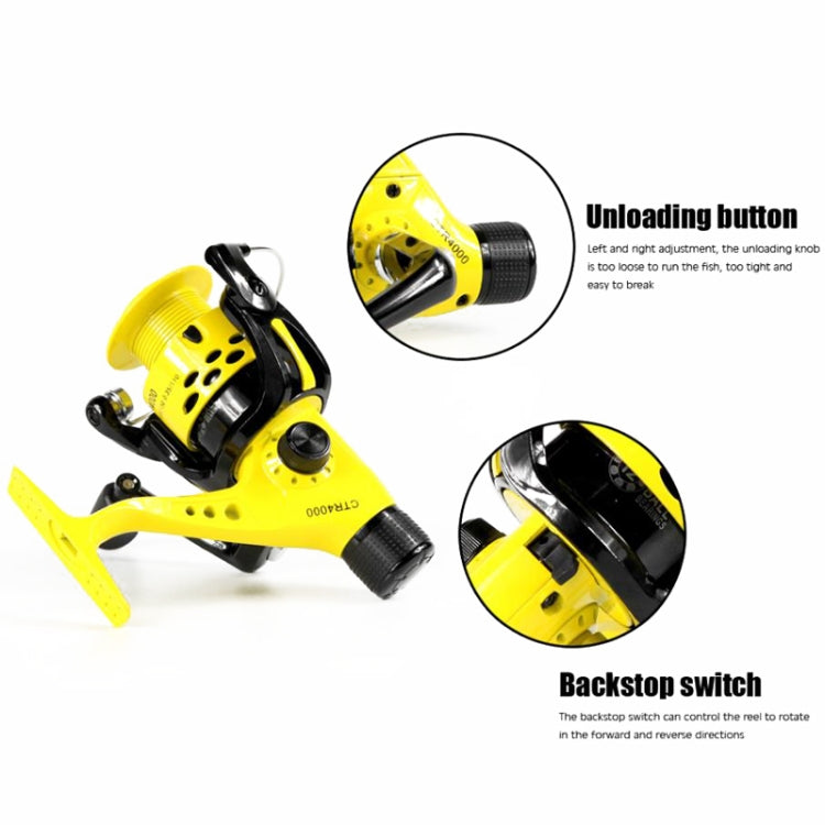 YUMOSHI CTR5000 Casting Rod Spinning Wheel Plastic Head Fishing Line Reel