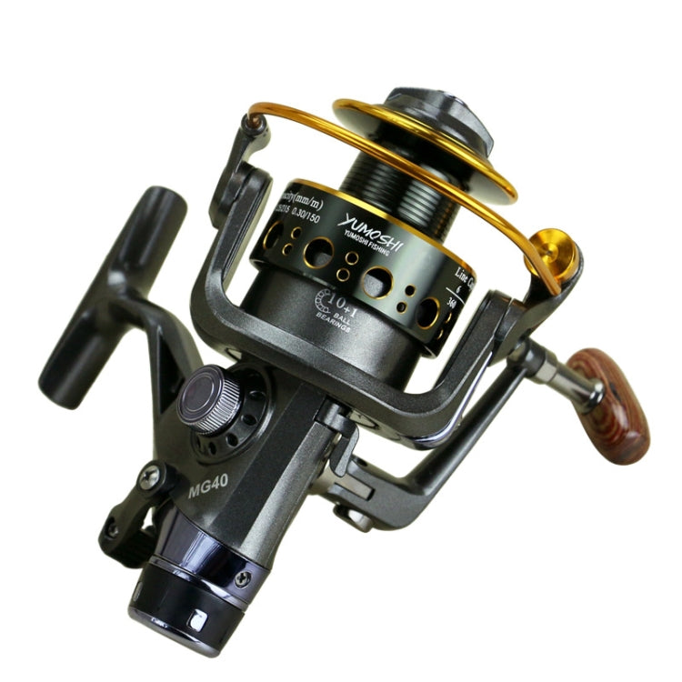 YUMOSHI MG30 Double Unloading Metal Head Front and Rear Brake Fishing Reel