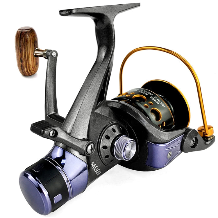 YUMOSHI MG50 Double Unloading Metal Head Front and Rear Brake Fishing Reel