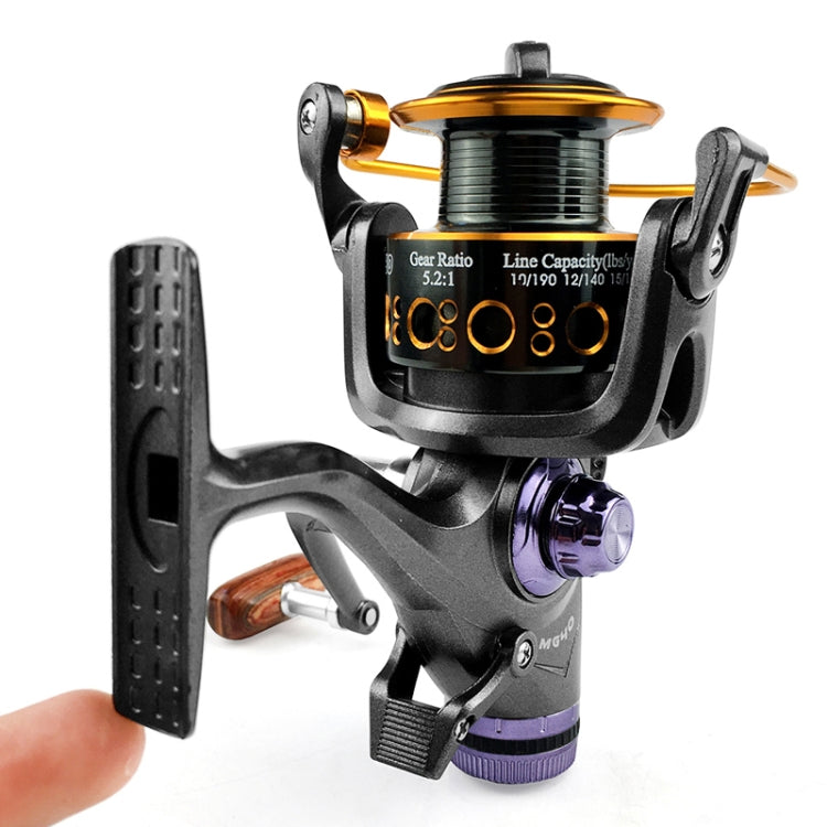 YUMOSHI MG30 Double Unloading Metal Head Front and Rear Brake Fishing Reel