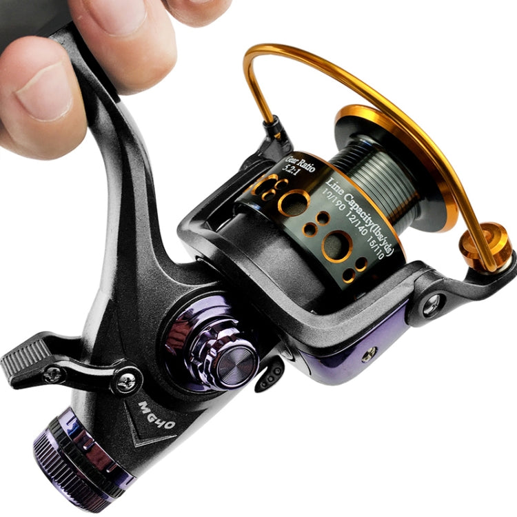 YUMOSHI MG30 Double Unloading Metal Head Front and Rear Brake Fishing Reel