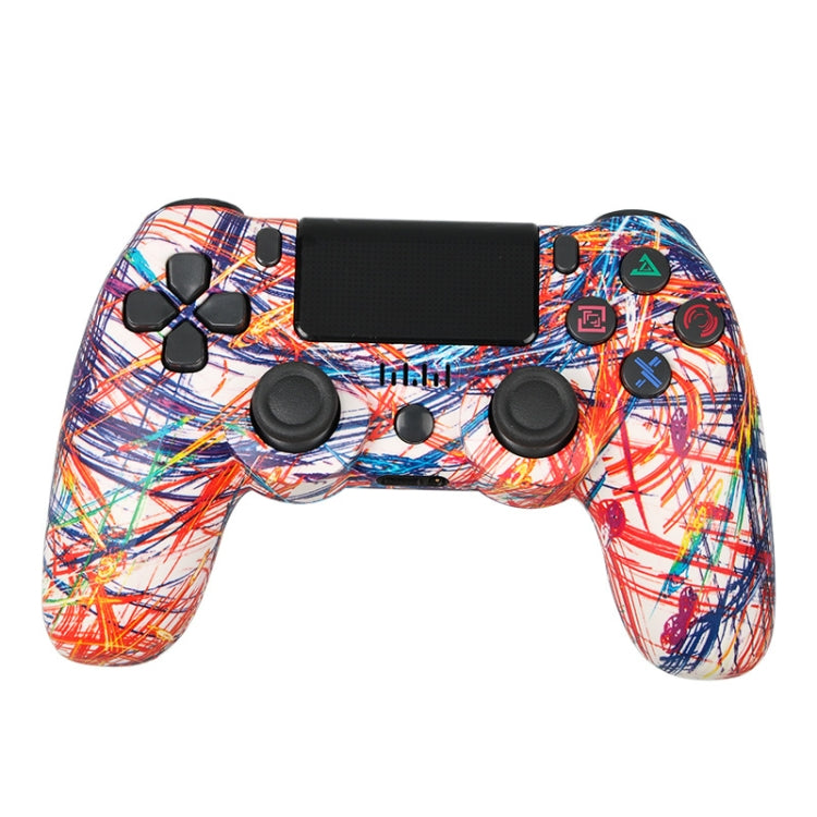 PS4 Wireless Bluetooth Game Controller with Light Strip & Dual Vibration