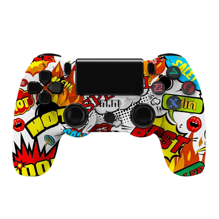 PS4 Wireless Bluetooth Game Controller with Light Strip & Dual Vibration