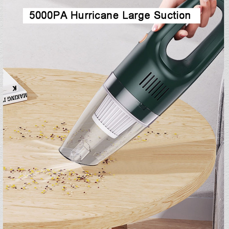 SUITU ST-6612C 5000pa 120W Wireless Car Vacuum Cleaner Handheld High Power Dust Suction Machine(White)