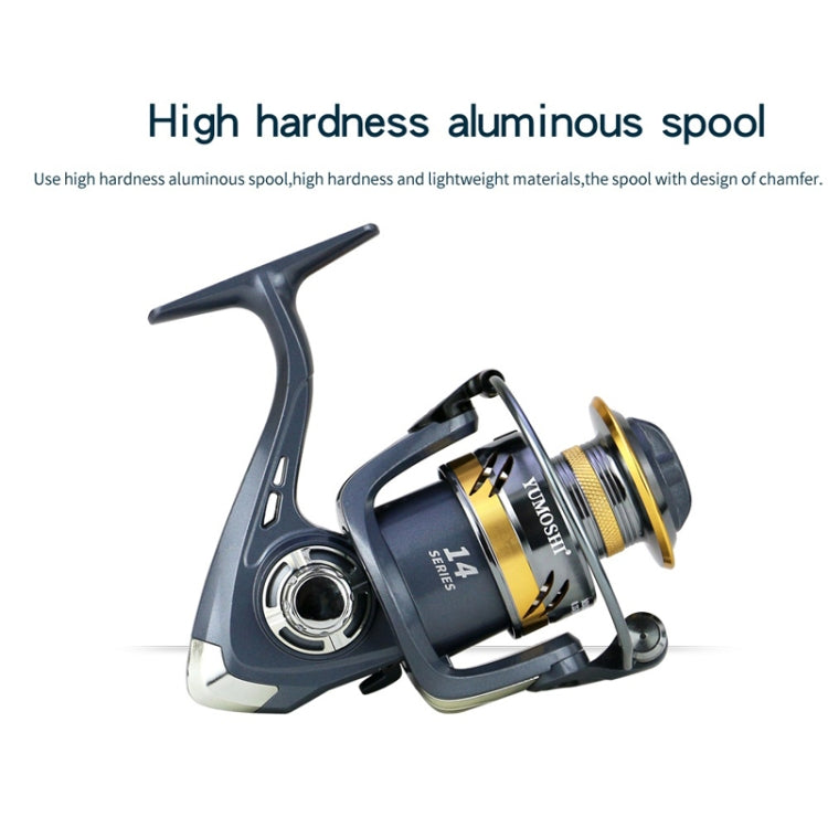 YUMOSHI KS6000 Spinning Fishing Reel Metal Rocker Metal Cup Reel