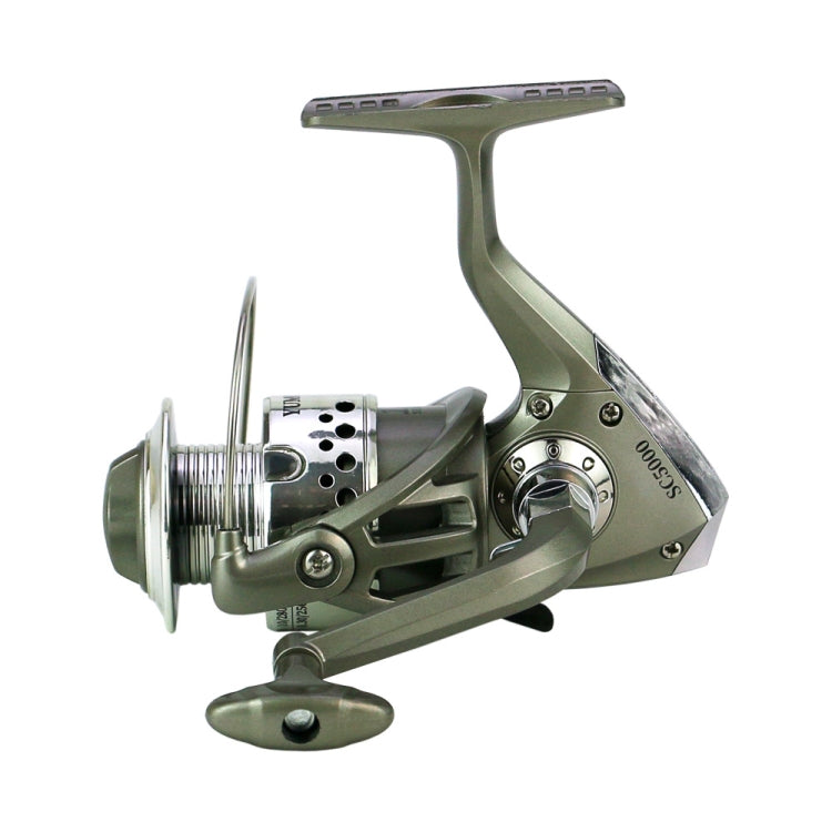 YUMOSHI SC5000 Plastic Plating Head Fishing Line Wheel Loyal Casting Reel