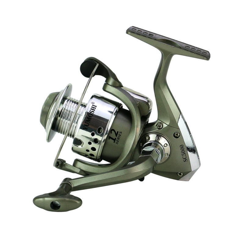 YUMOSHI SC6000 Plastic Plating Head Fishing Line Wheel Loyal Casting Reel
