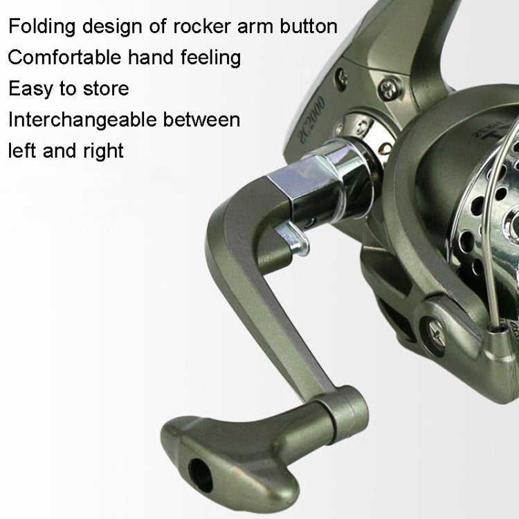 YUMOSHI SC7000 Plastic Plating Head Fishing Line Wheel Loyal Casting Reel