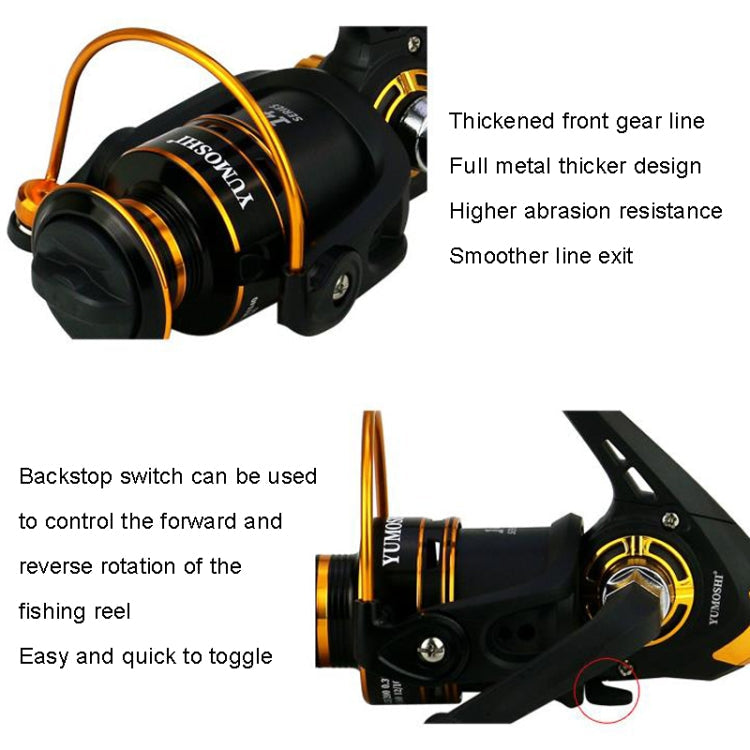 YUMOSHI JX4000 Metal Spinning Fishing Reel