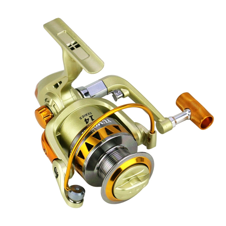 YUMOSHI JF3000 Spinning Fishing Reel 5.2:1 Gear Ratio Metal Spool Saltwater Fishing Tools