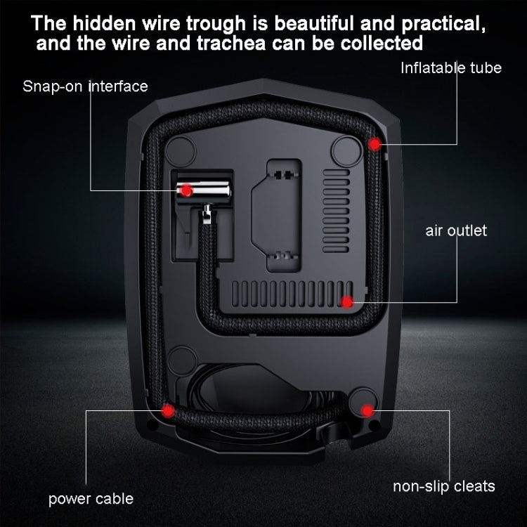 SUITU  ST-5002 DC 12V Car Air Compressor Tire Inflator 150 PSI Auto Air Pump Pointer Model
