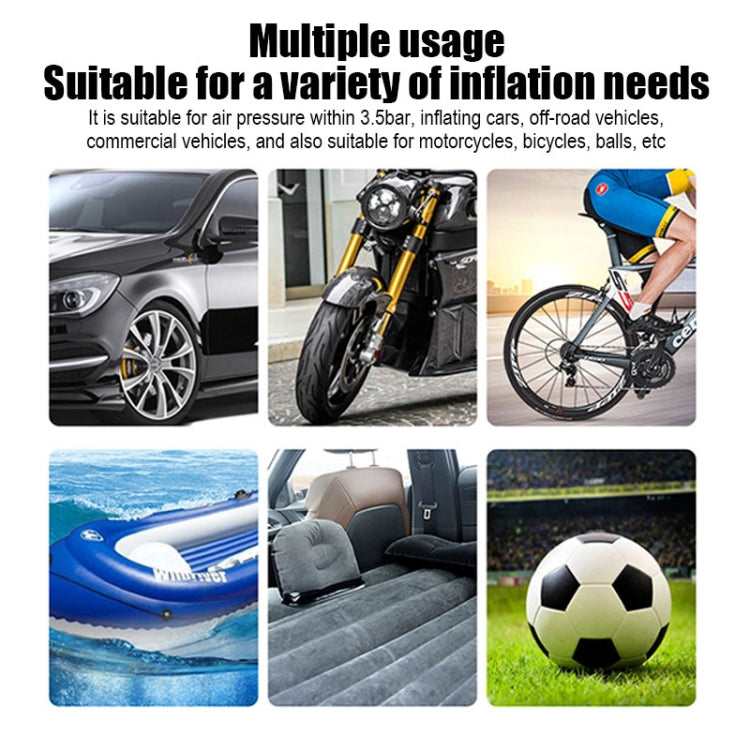 SUITU  ST-5002 DC 12V Car Air Compressor Tire Inflator 150 PSI Auto Air Pump Digital Display Model