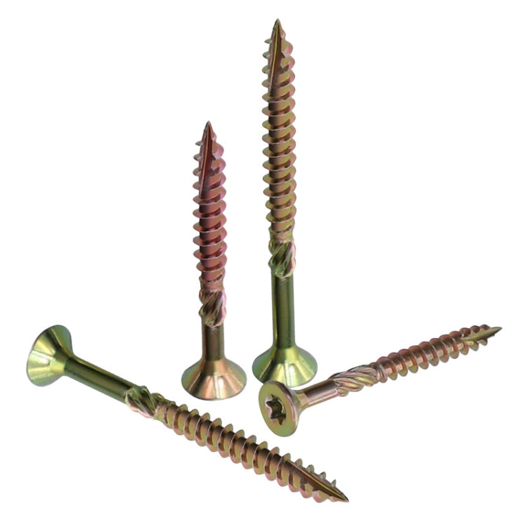 RUITOOL T25 100pcs Woodworking Screws Torx Self Tapping Screws 4.5 x 45mm