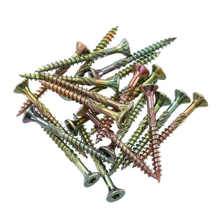 RUITOOL T25 100pcs Woodworking Screws Torx Self Tapping Screws 4.5 x 45mm