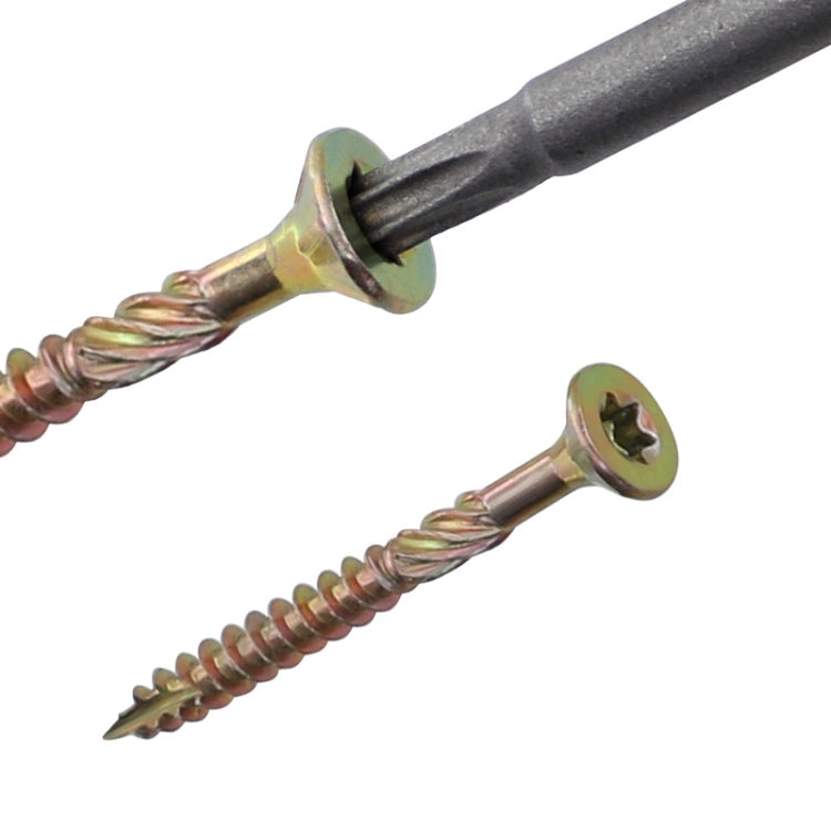 RUITOOL T25 100pcs Woodworking Screws Torx Self Tapping Screws 4.5 x 45mm