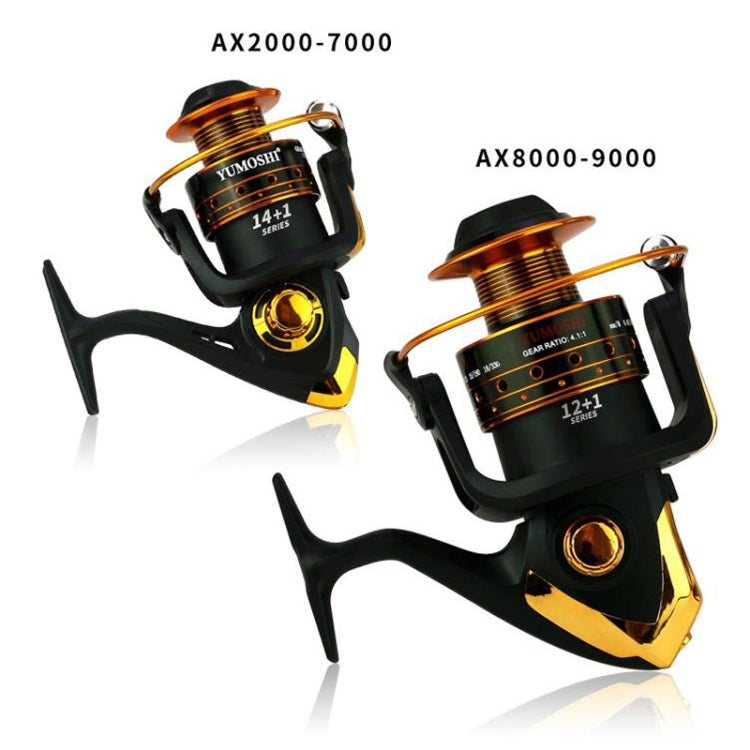 YUMOSHI AX3000 Metal Rocker Fishing Reel Spinning Reel