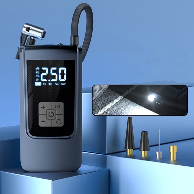 SUITU   ST-9624C Wireless+DC+USB 150psi  Air Pump Intelligent Digital Display Car Bicycle Ball Electric Pump Cylinder
