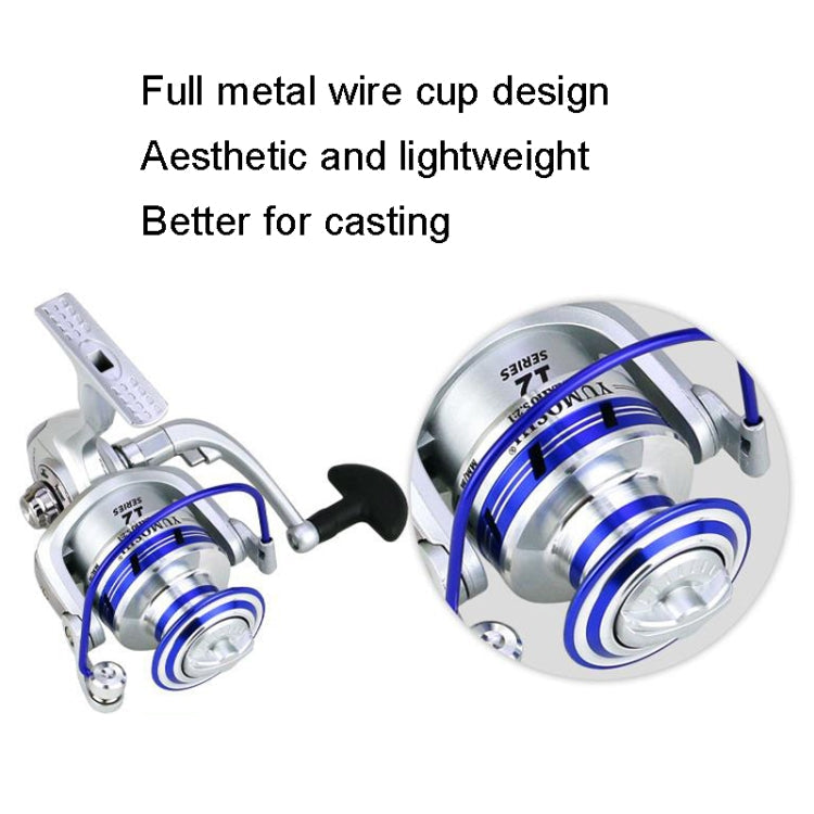 YUMOSHI AL4000 Metal Head Fish Line Wheel
