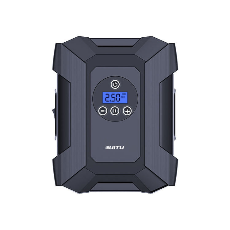 SUITU  ST-818  DC 12V Wired Car Air Pump Tire Inflator With LED Lighting Digital Display Model+Toolbox