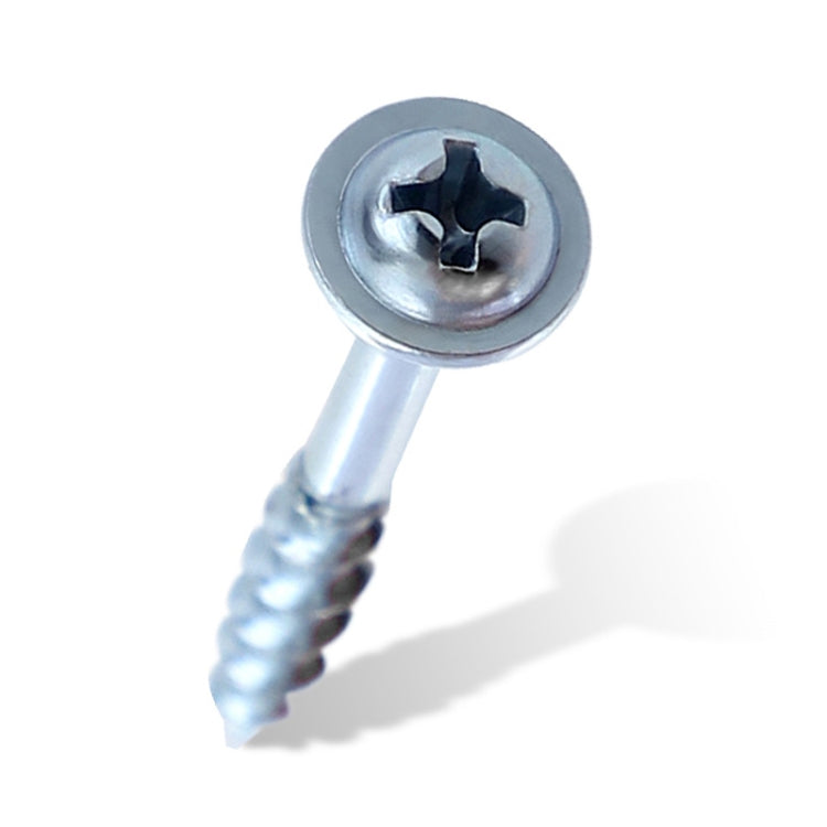 RUITOOL ST4 100pcs Woodworking Slant Hole Screws Half Tooth Self Tapping Phillips Bolt 38mm