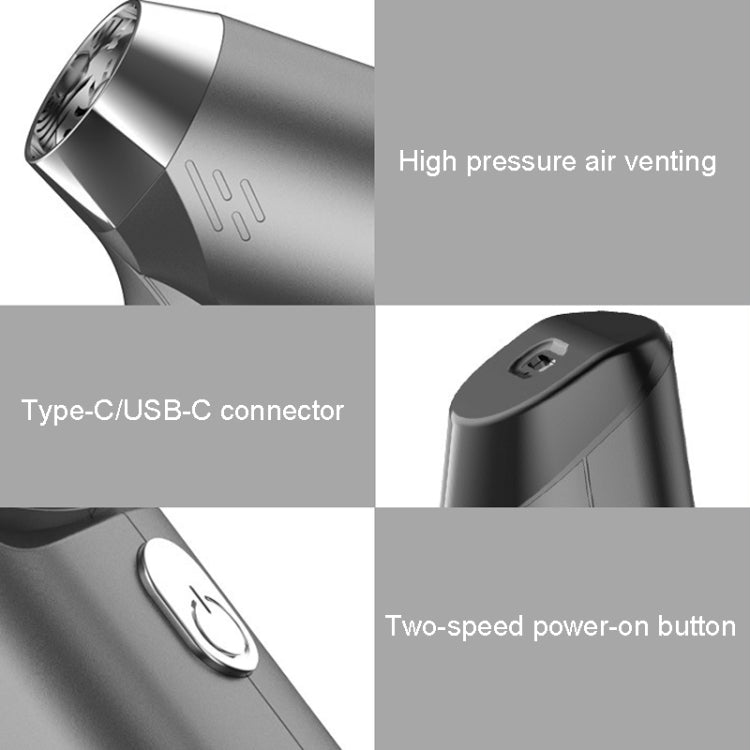 SUITU ST-6671 Wireless Car Vacuum Cleaner Small Handheld Blowing and Suction Dual Use, Style: Basic Model White