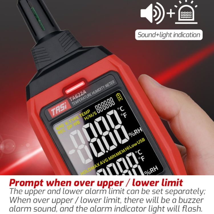 TASI TA622A & TA622B Digital Temperature & Humidity Meter | Dew Point