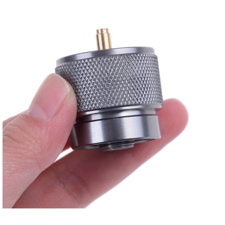 Portable Camping Stove Propane Tank Adapter American Standard Gas Burner Conversion Head, American Standard Gas Burner