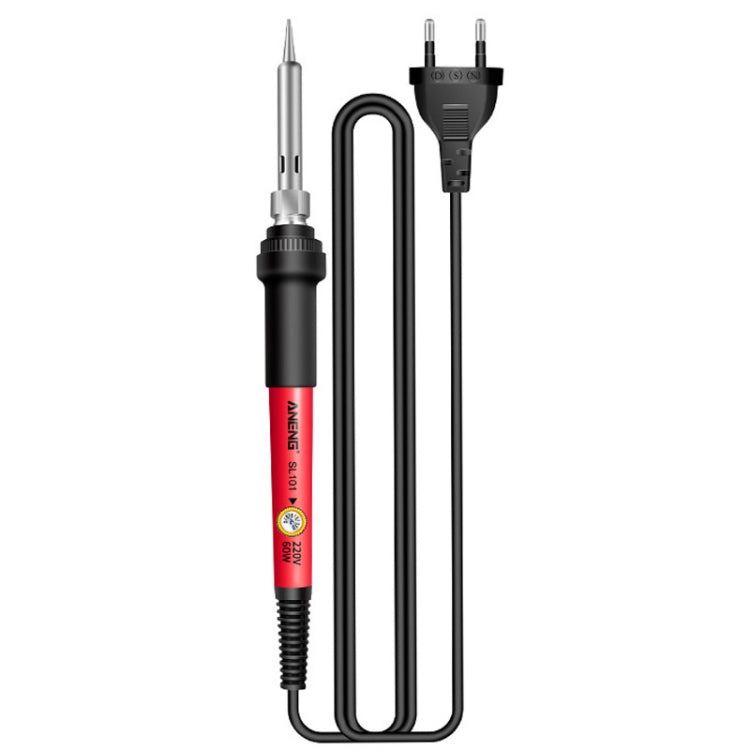 ANENG SL101 16pcs/set Rotary Thermostat Household Constant Temperature Soldering Iron Set 60W Internal Heat Welding Tool Kit(EU Plug)