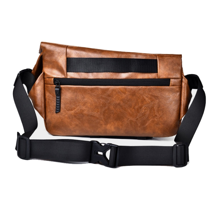 WEIXIER D265 Single Shoulder Crossbody Male Small Backpack(Black)