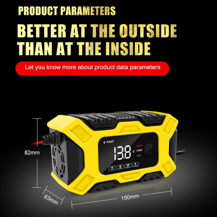 E-FAST 12V Motorcycle Car Battery Charger(EU Plug)