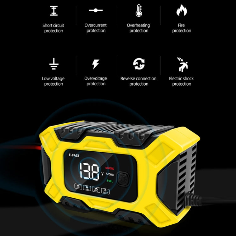 E-FAST 12V Motorcycle Car Battery Charger(US Plug)