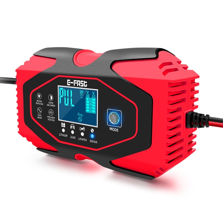 E-FAST 12V/24V Car Battery Motorcycle Lithium Battery Charger(US Plug)