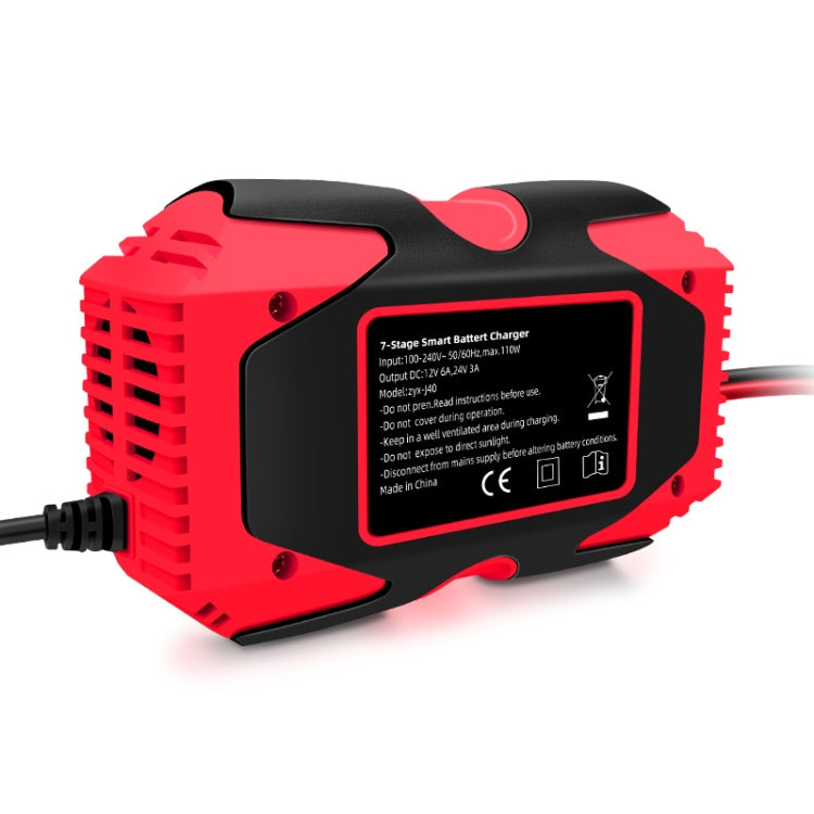 E-FAST 12V/24V Car Battery Motorcycle Lithium Battery Charger(EU Plug)