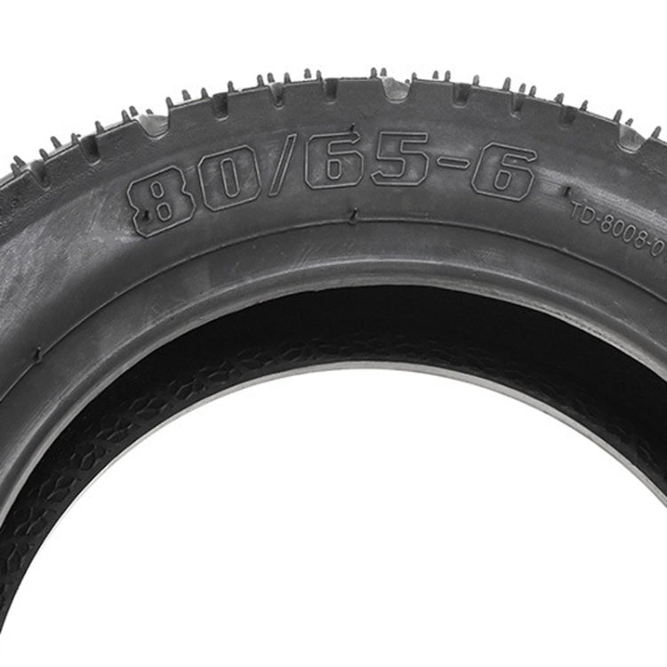 For KUGOO M4 TUOVT 80/65-6.5 10 inch Electric Skateboard Vacuum Explosion-Proof Outer Tire(Off-road Tire)