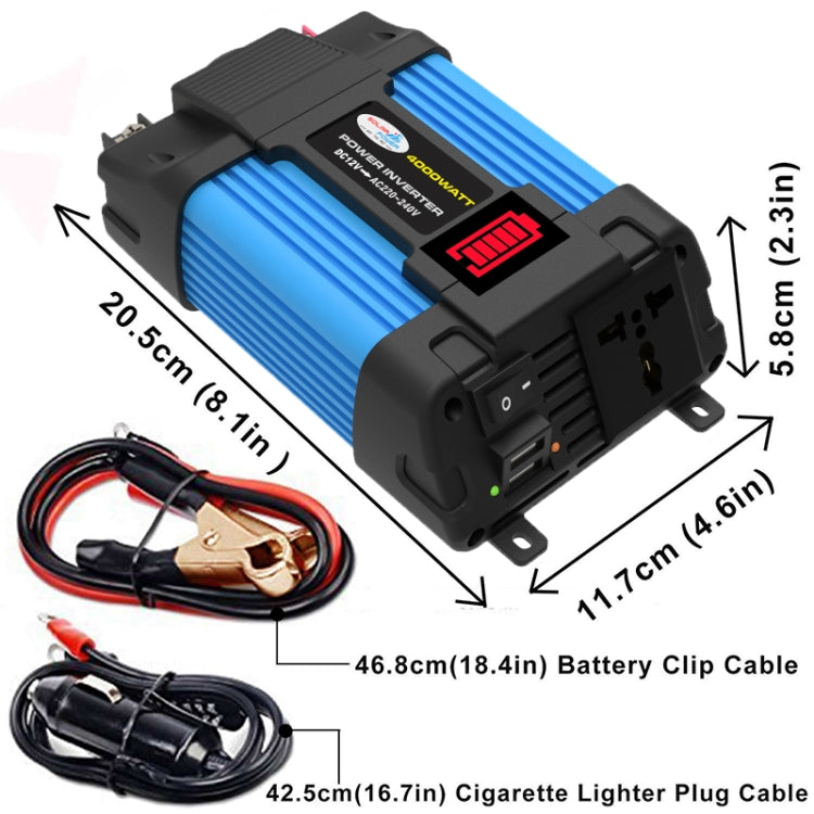 12V-220V 300W  SOLIKE TECH Vehicle Inverter Sine Wave Convertor Auto Inverter