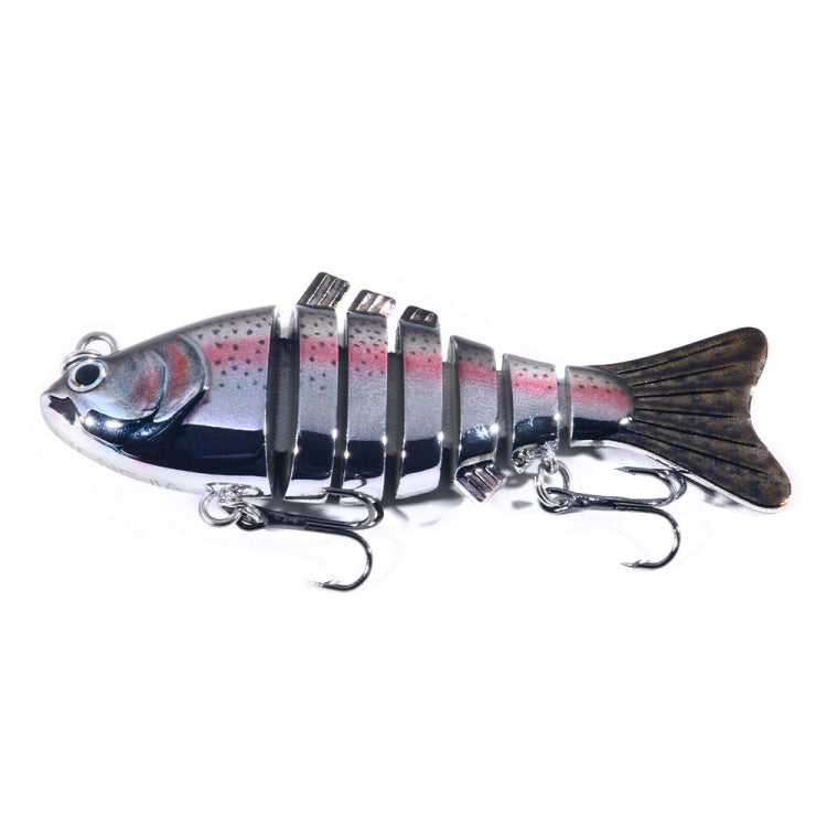 HENGJIA 10cm 24g Bionic Multi-Section Fish Bait Plastic Electroplating Bait, JM060 (5), JM060 (6), JM060 (1), JM060 (2), JM060 (3), JM060 (4)