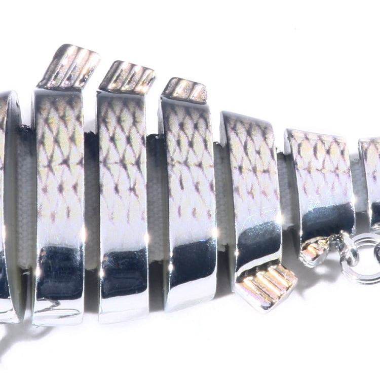 HENGJIA 10cm 24g Bionic Multi-Section Fish Bait Plastic Electroplating Fake Bait(3)