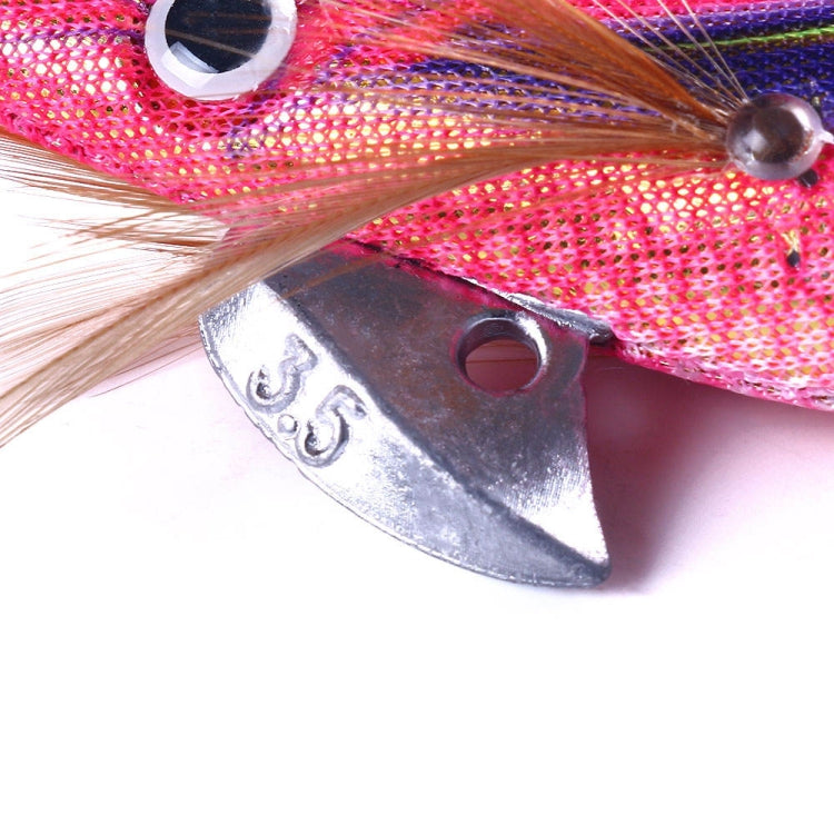 HENGJIA 14cm 20g Night Light Wood Shrimp Fake Bait Squid Hook Luya Bait, Color: 5